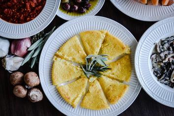 Baked Parmesan Polenta with White Truffle Oil