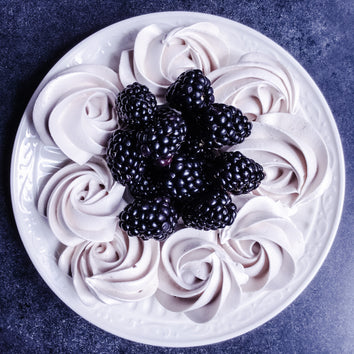 Blackberry Meringue Cookies