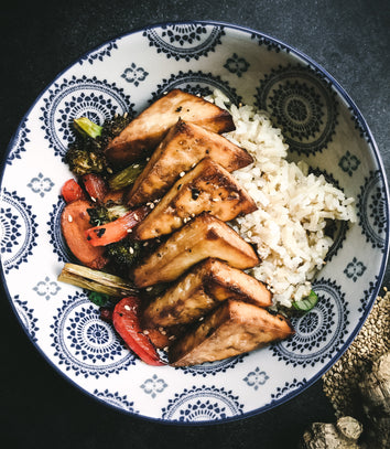 Tofu and mixed Veggie Bowls