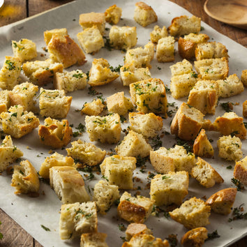 Basil Garlic Parmesan Croutons