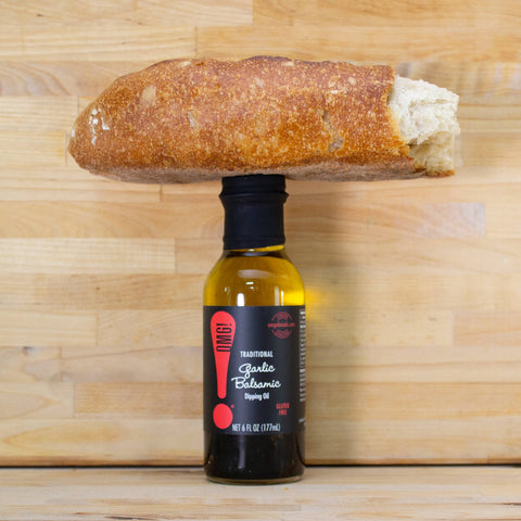 Traditional Garlic Balsamic Dipping Oil